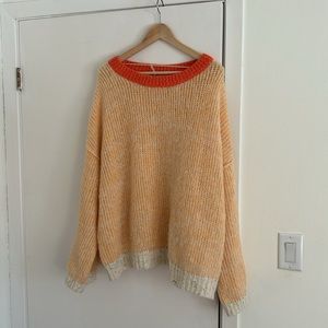 Free people alpaca blend slouchy sweater